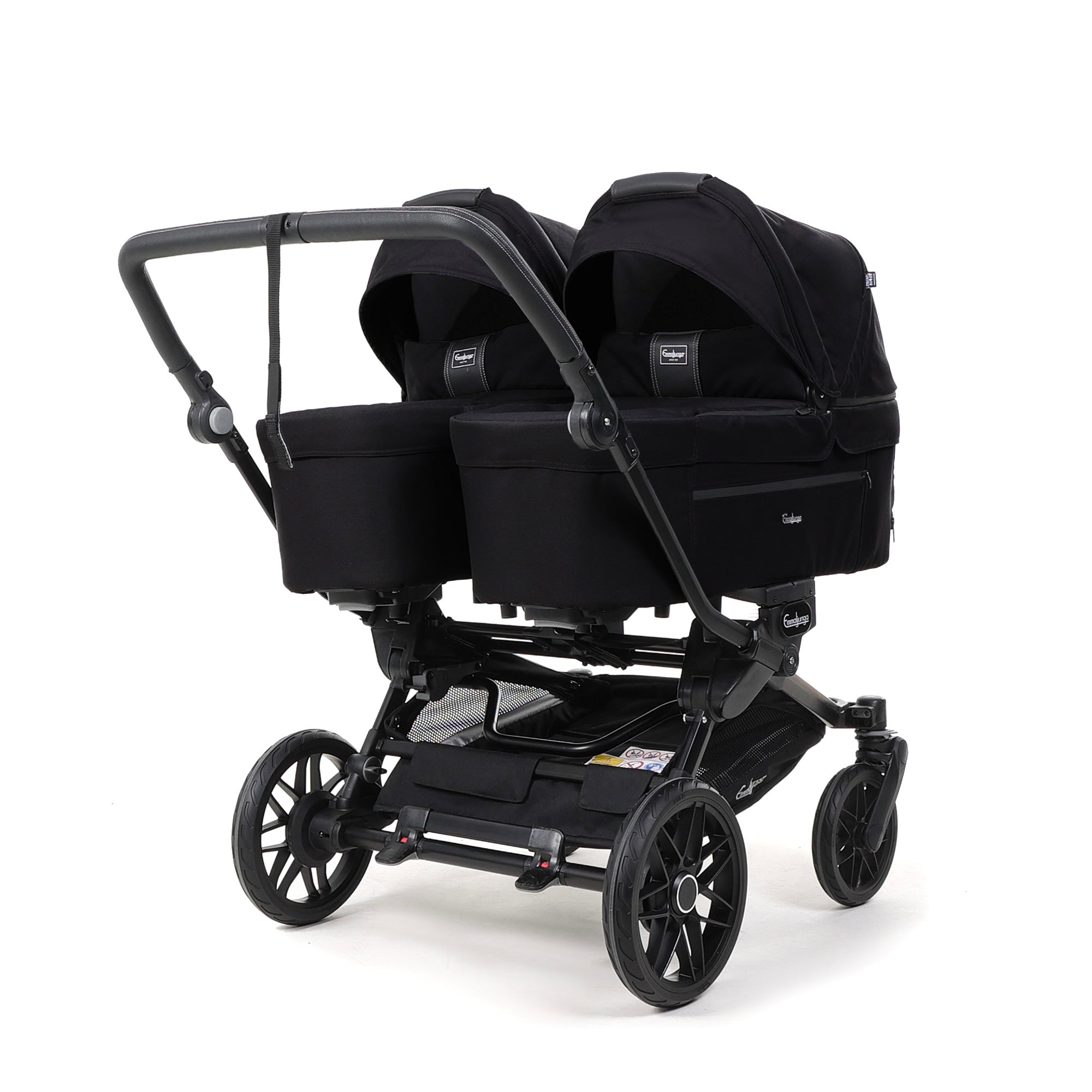 Double SENTO Stroller Emmaljunga Carrycot+ Carrycot+ Urban Black