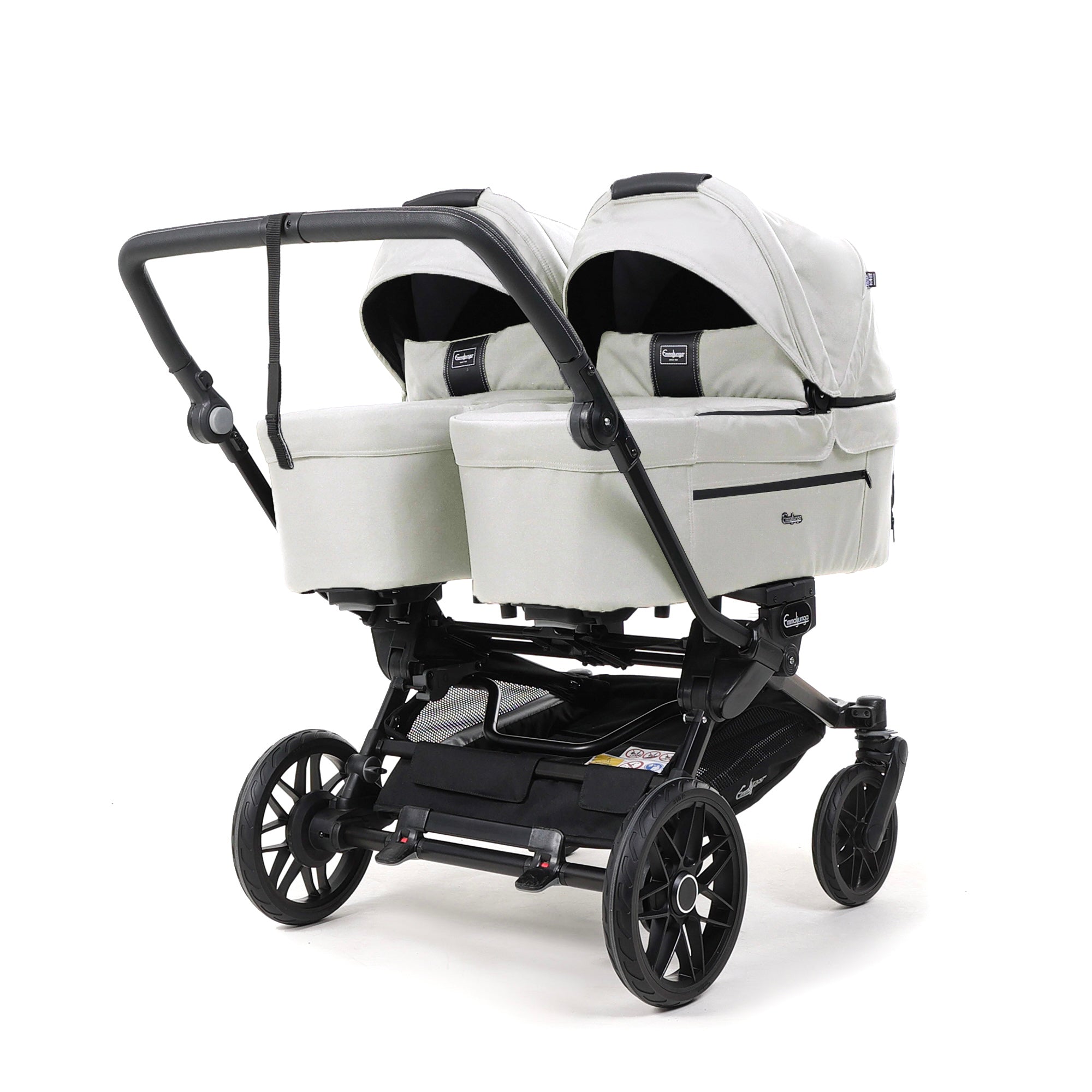 Double SENTO Stroller Emmaljunga Carrycot+ Carrycot+ Urban Pearl