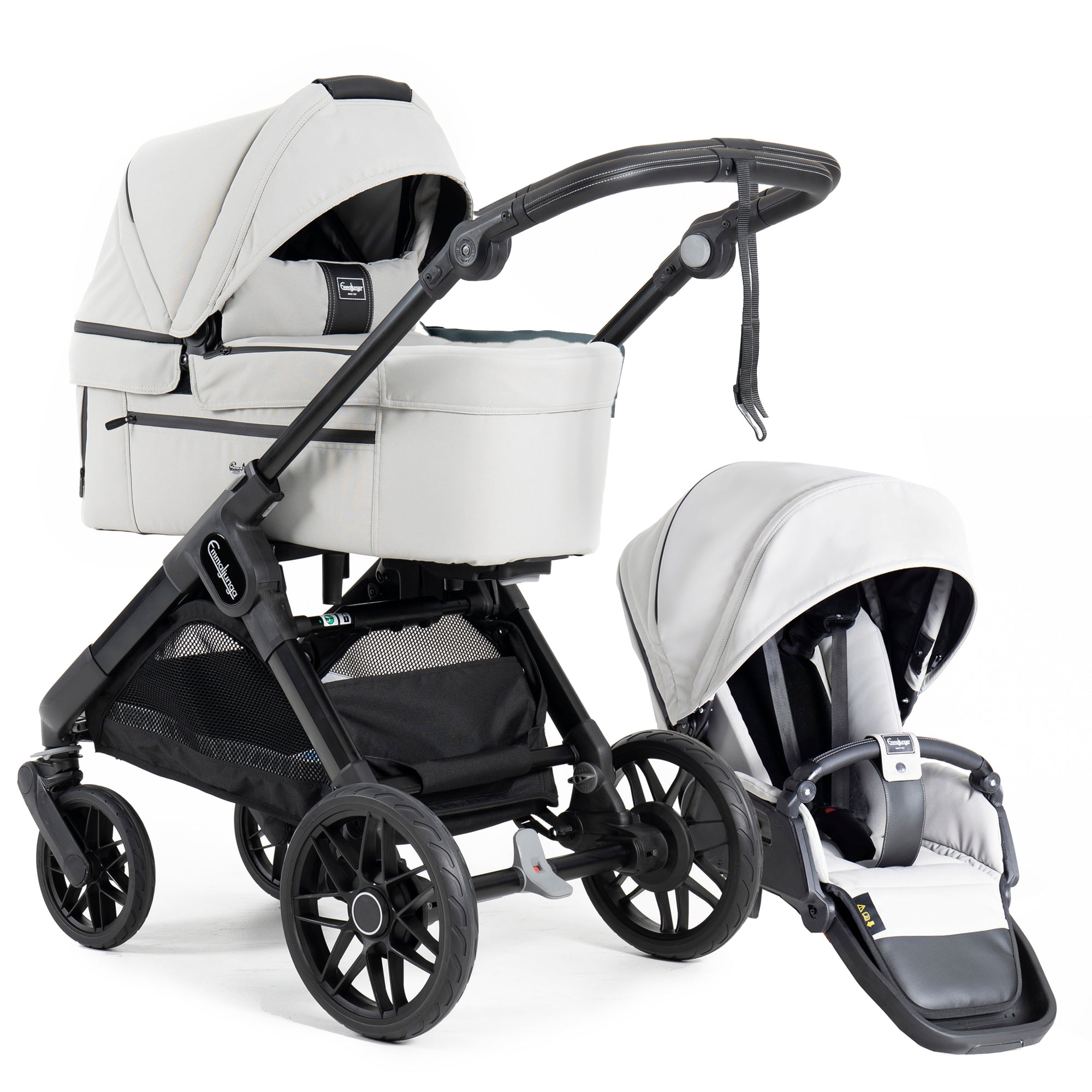 SENTO MAX FLAT+ Urban Stroller Emmaljunga Urban Pearl