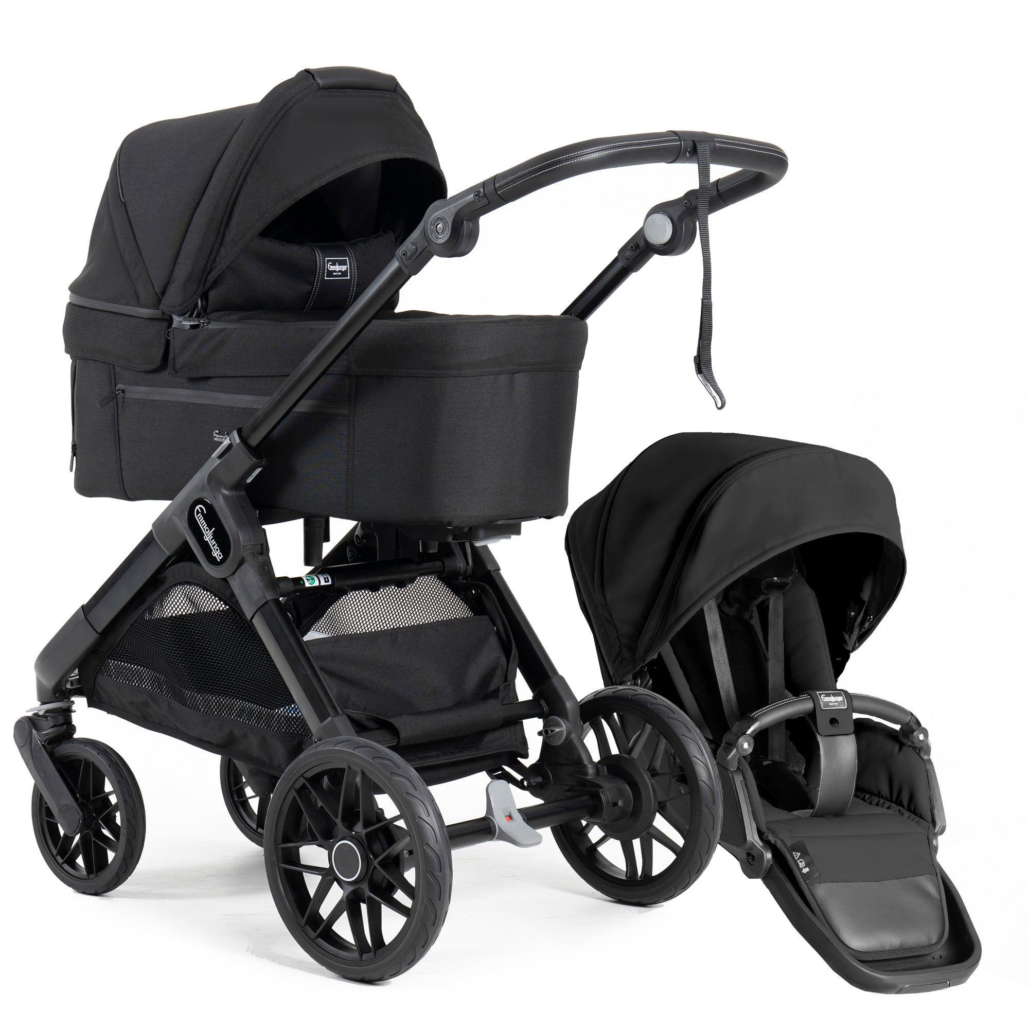 SENTO MAX FLAT+ Urban Stroller Emmaljunga Urban Black