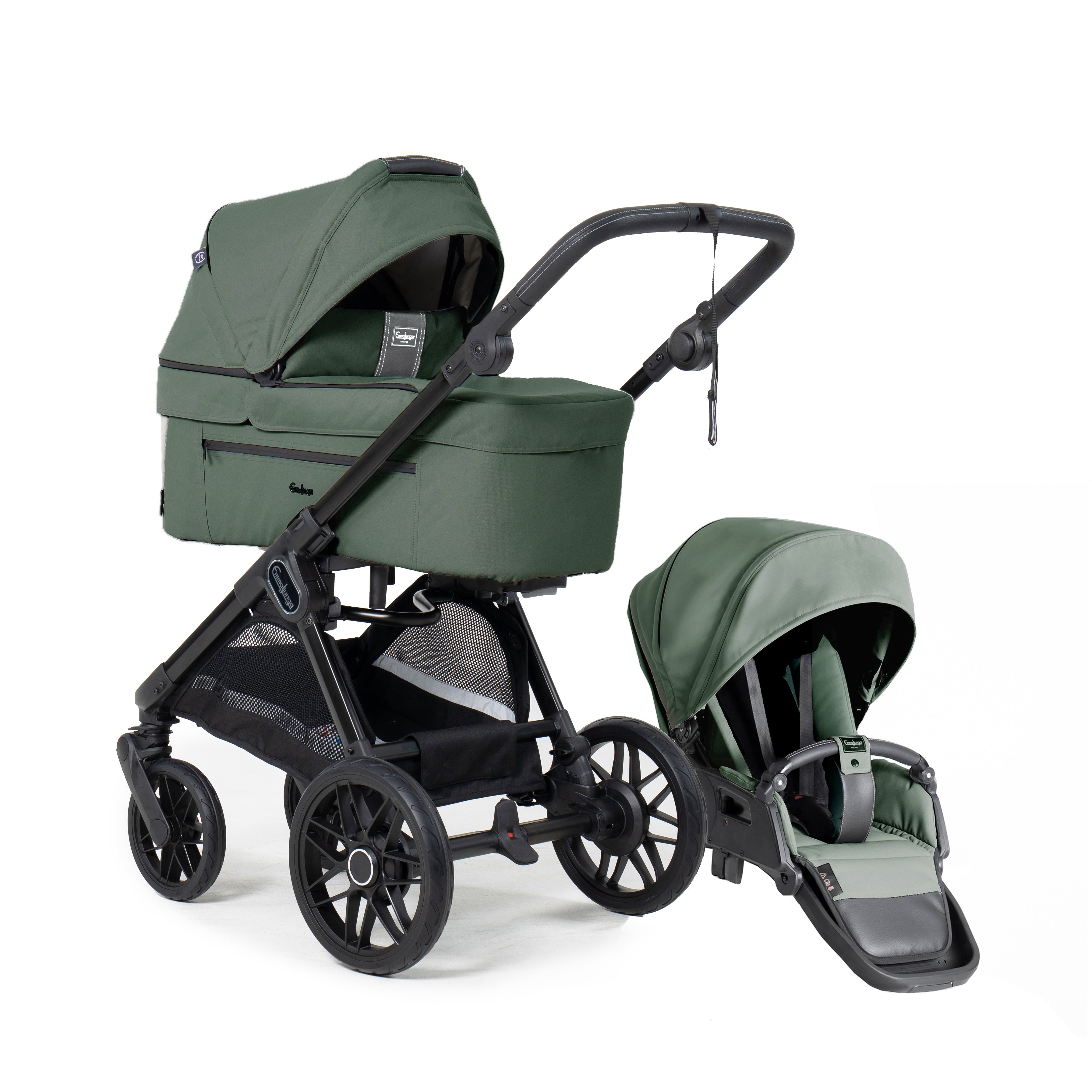 SENTO PRO FLAT+ Stroller Emmaljunga Urban Green