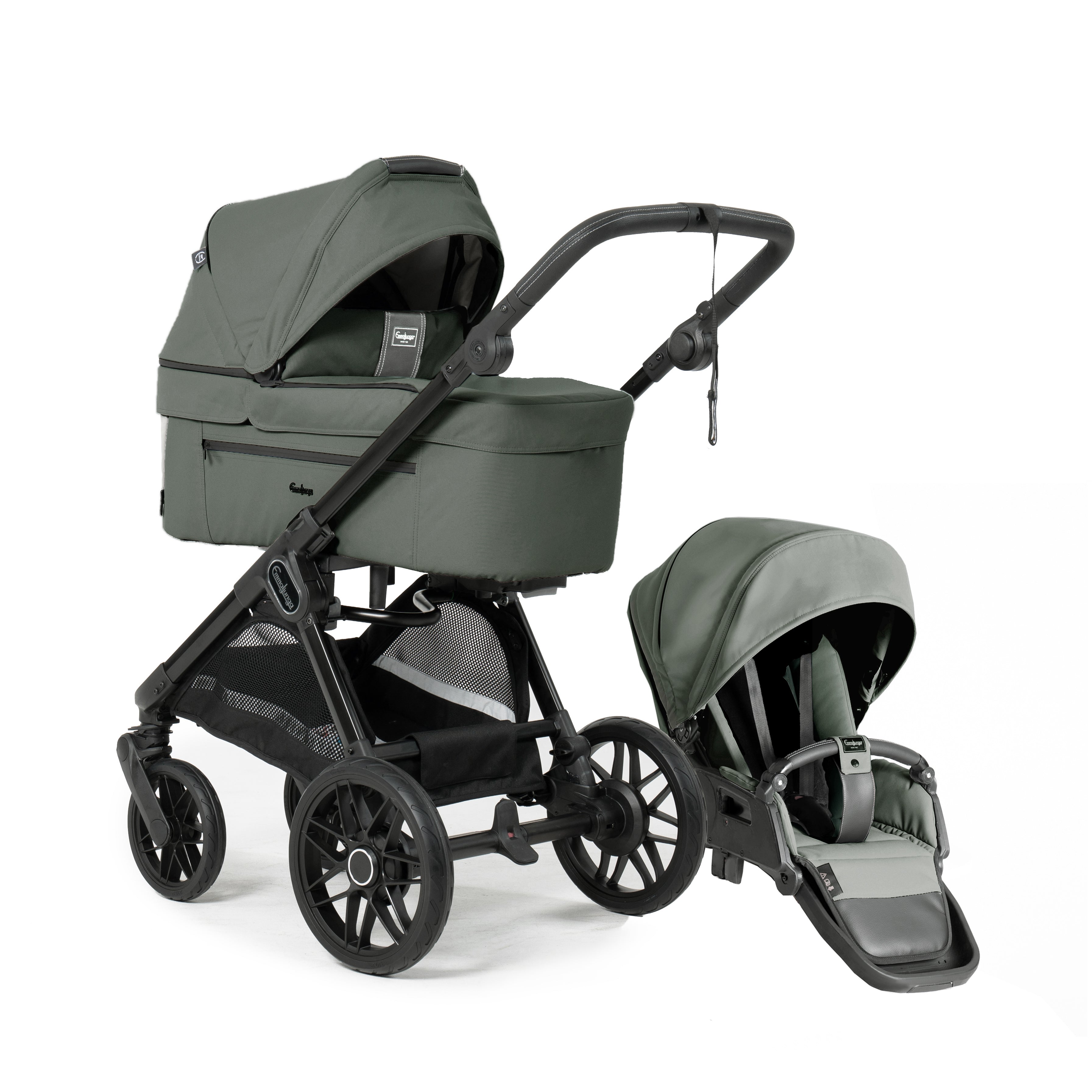SENTO PRO FLAT+ Stroller Emmaljunga Urban Green