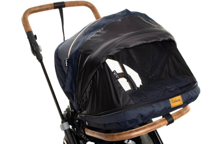 Canopy with its ventilation flap open