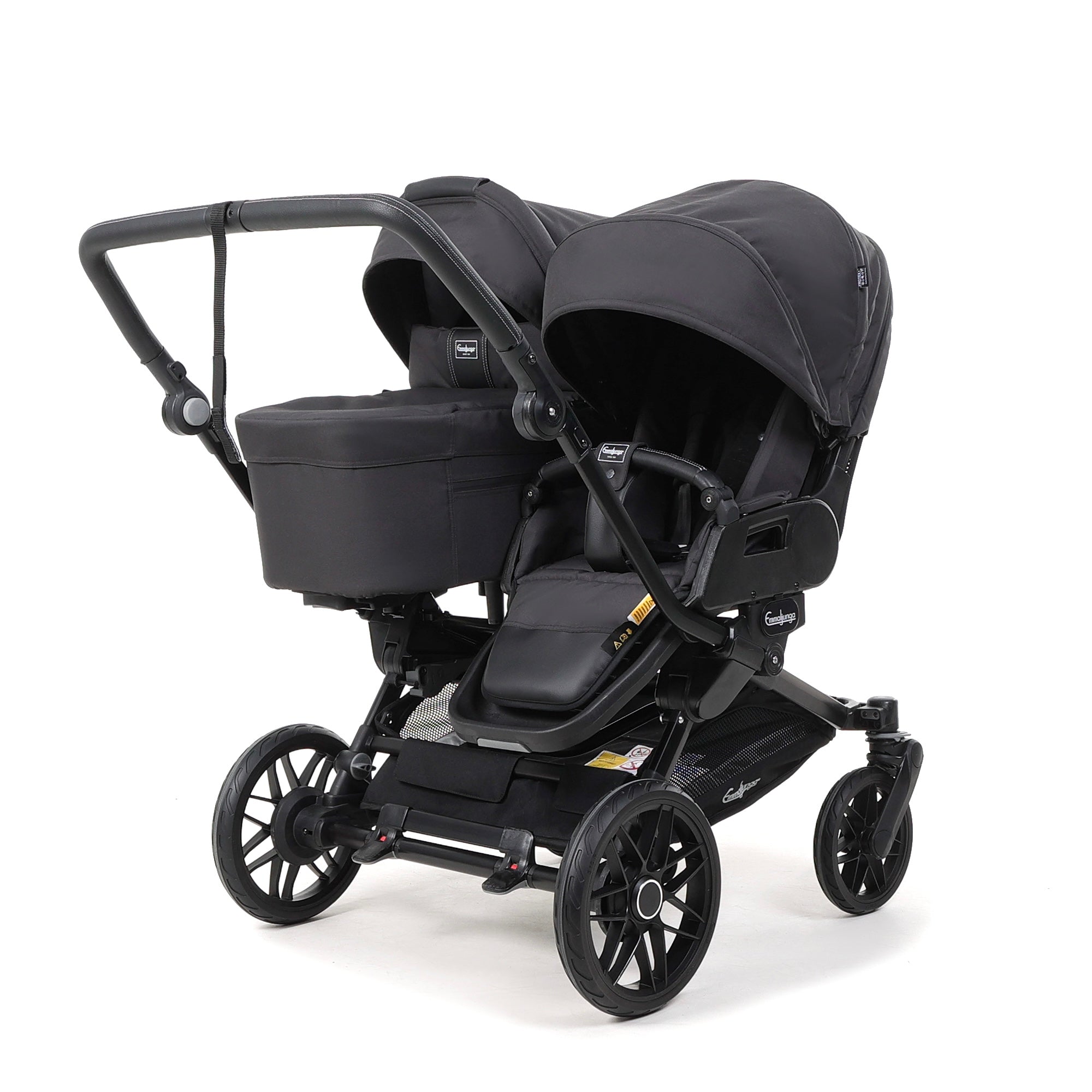 Double SENTO Stroller Emmaljunga Carrycot+ FLAT+