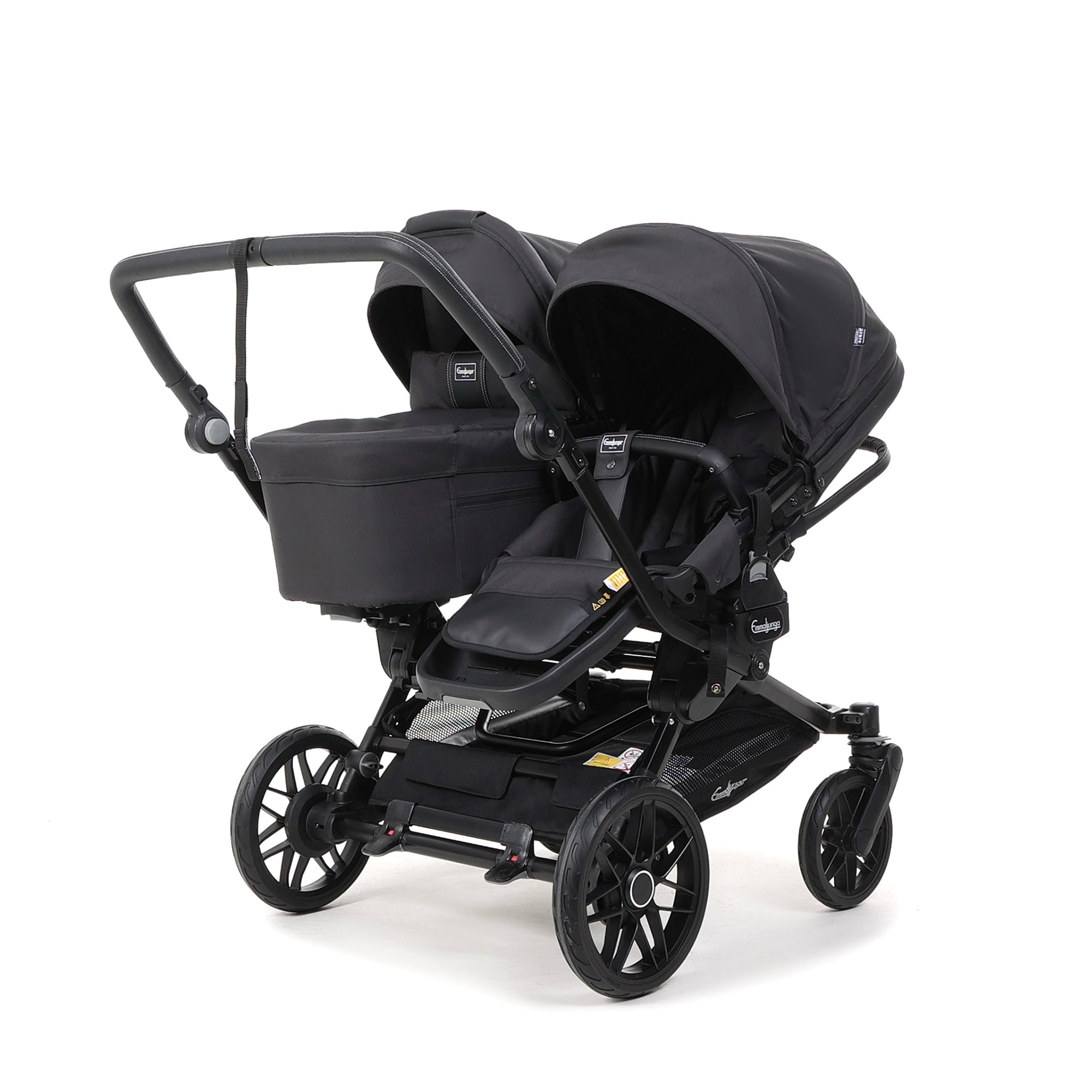 Double SENTO Stroller Emmaljunga Carrycot+ ERGO+