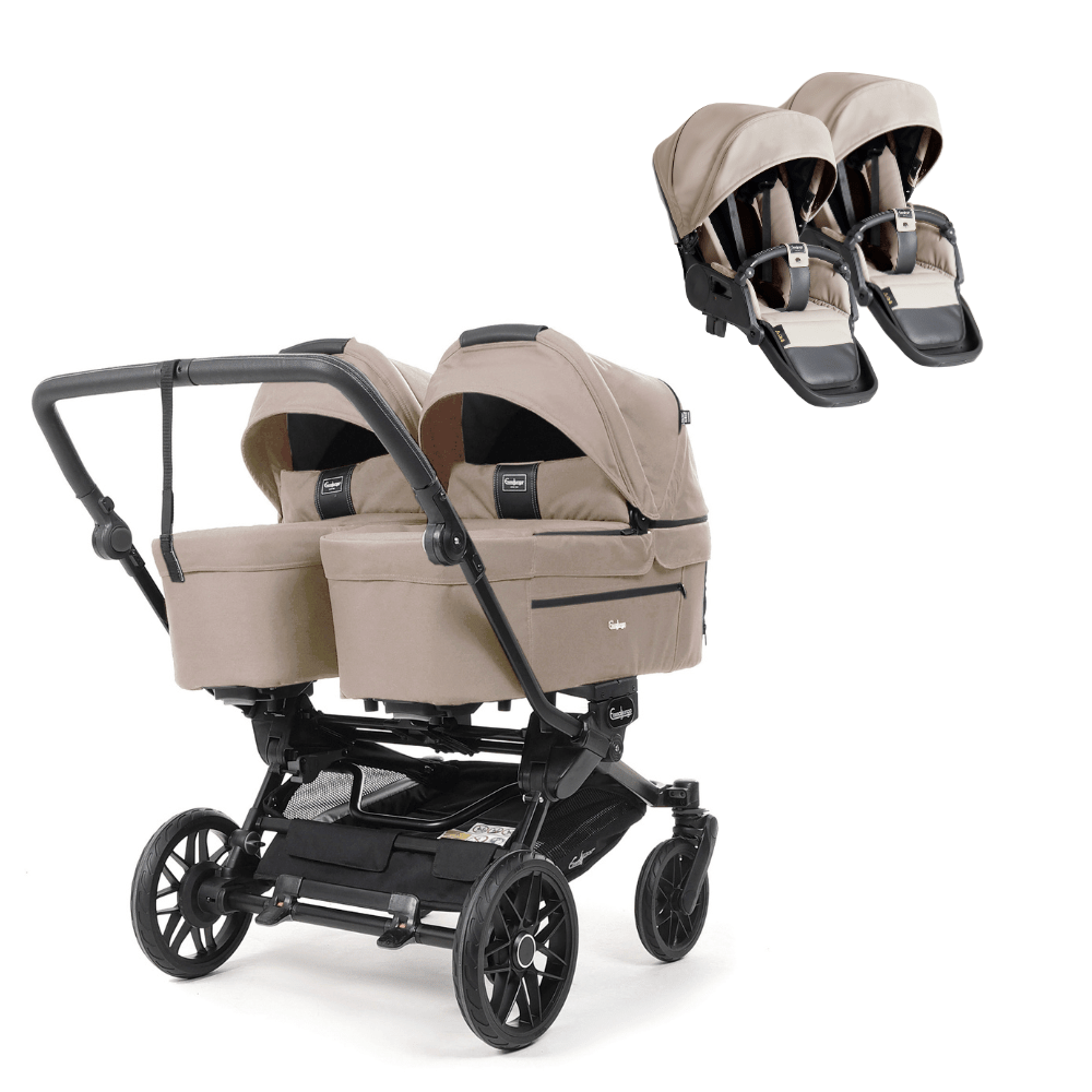 Double SENTO TWIN Stroller Emmaljunga Urban Dune