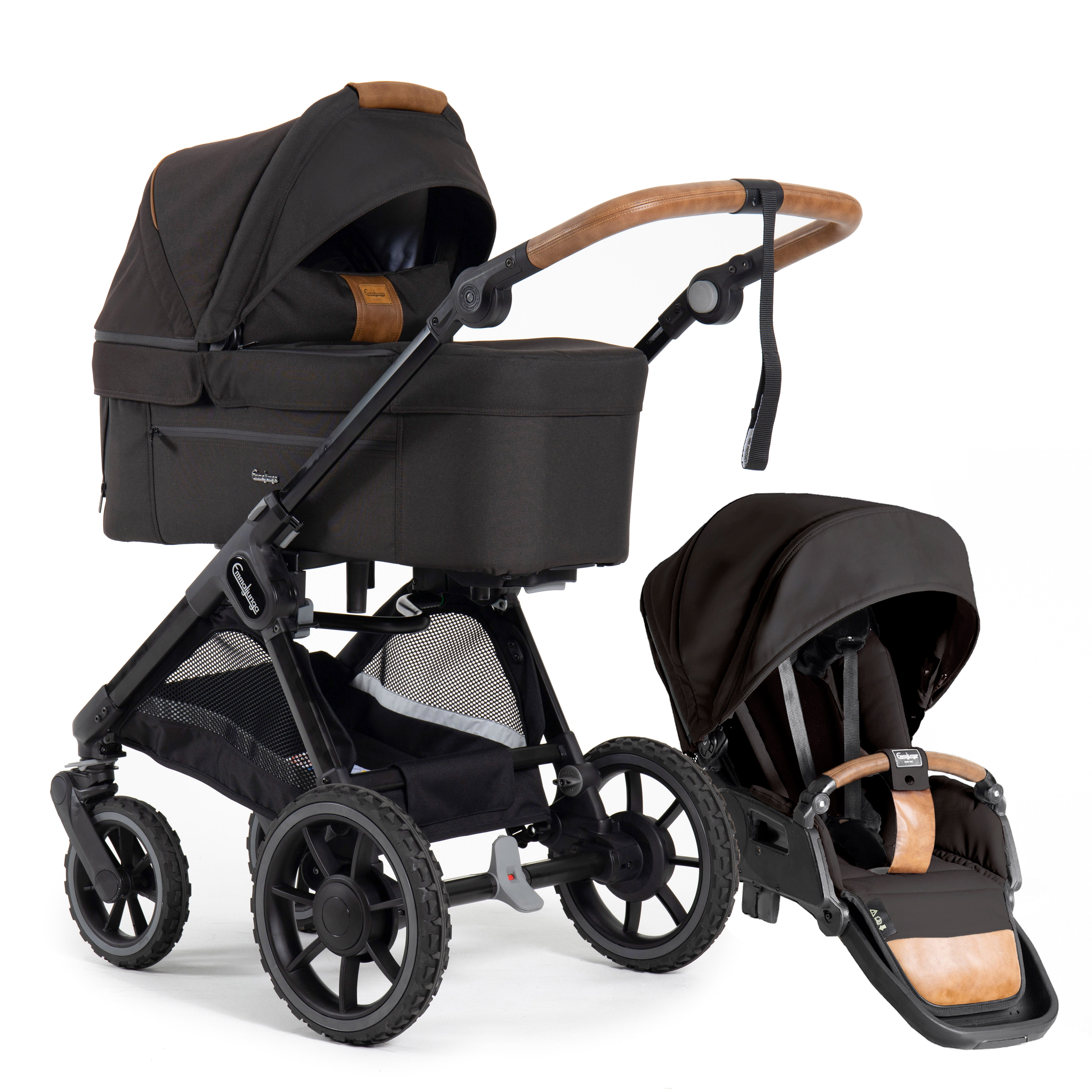 SENTO PRO FLAT+ Stroller Emmaljunga Outdoor Brown