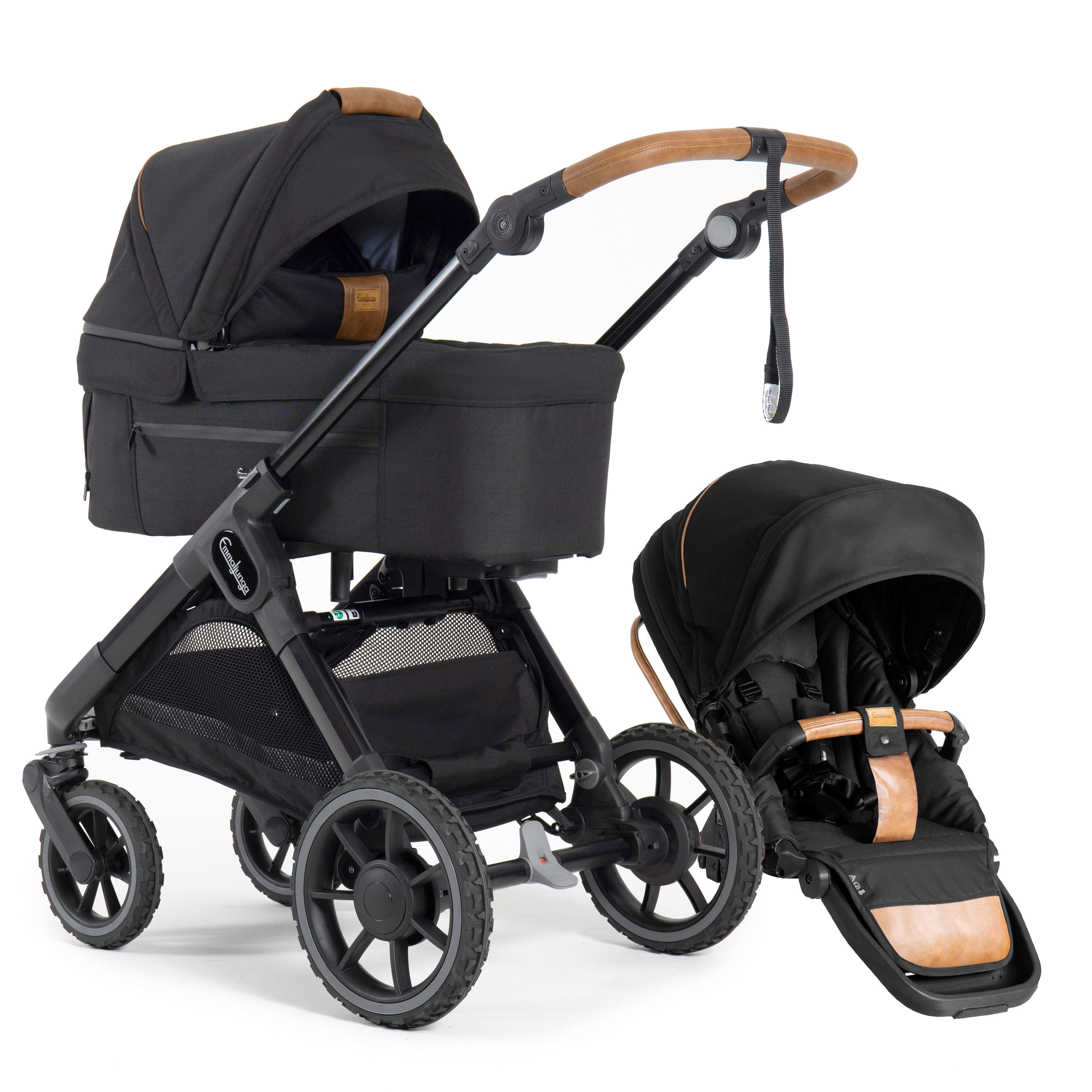 SENTO MAX ERGO+ Stroller Emmaljunga Outdoor Black