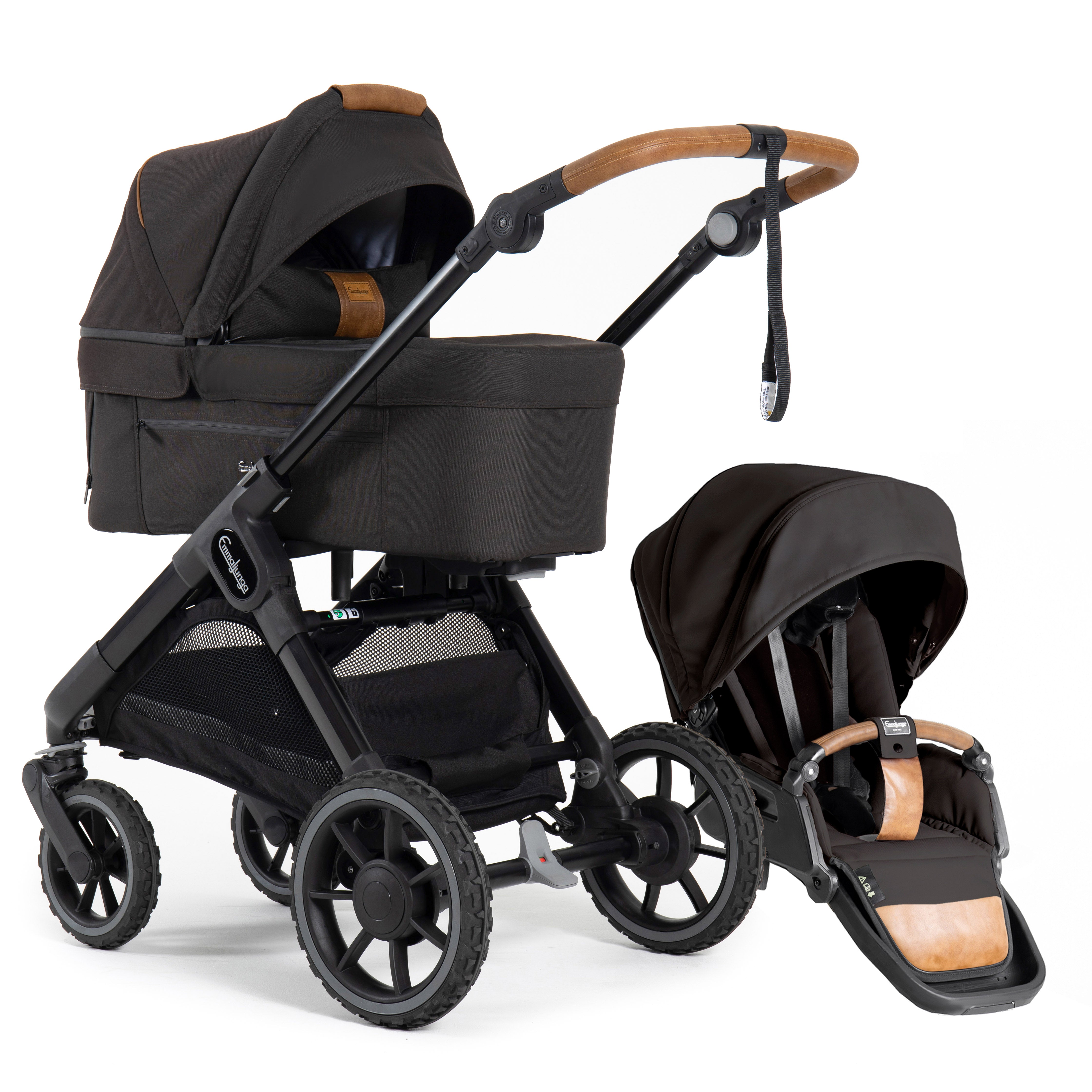 SENTO MAX FLAT+ Outdoor Stroller Emmaljunga Outdoor Brown