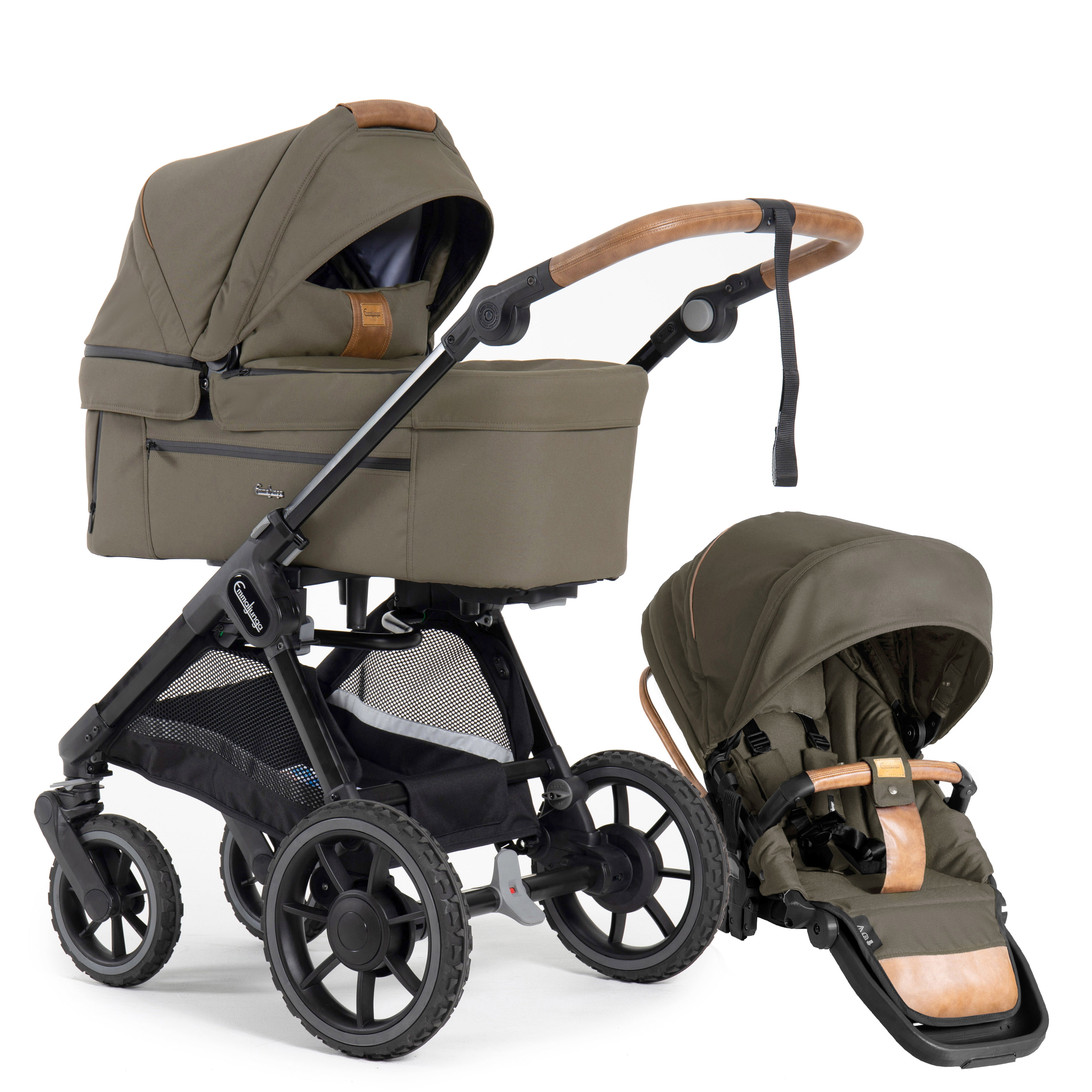 SENTO PRO ERGO+ Stroller Emmaljunga Outdoor Olive