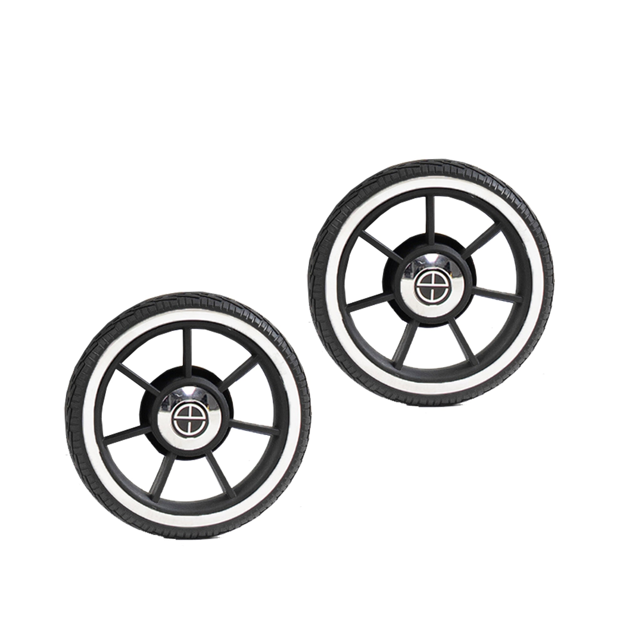 Quad Kit Accessories Emmaljunga Wheel Set Ecco Grey Reflective SENTO LUX (2 pc)