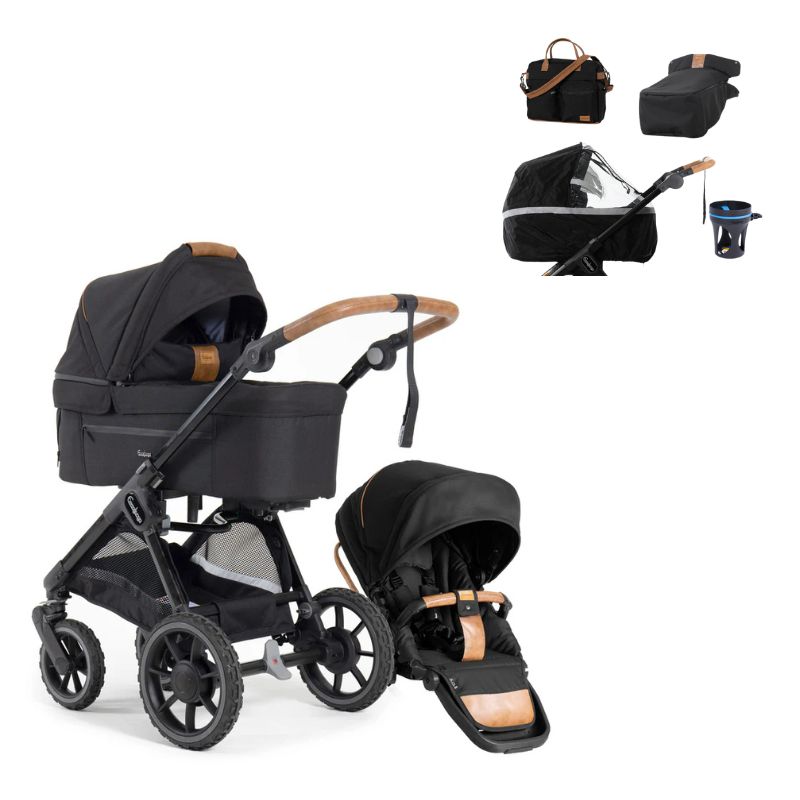 SENTO PRO ERGO+ med Pluspaket Stroller Emmaljunga Outdoor Black