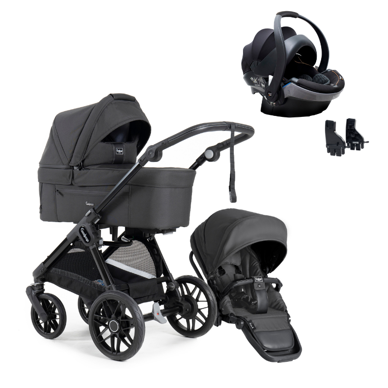 SENTO PRO Urban med Babyskyddspaket Emmaljunga Urban Graphite Babyskyddspaket ERGO+