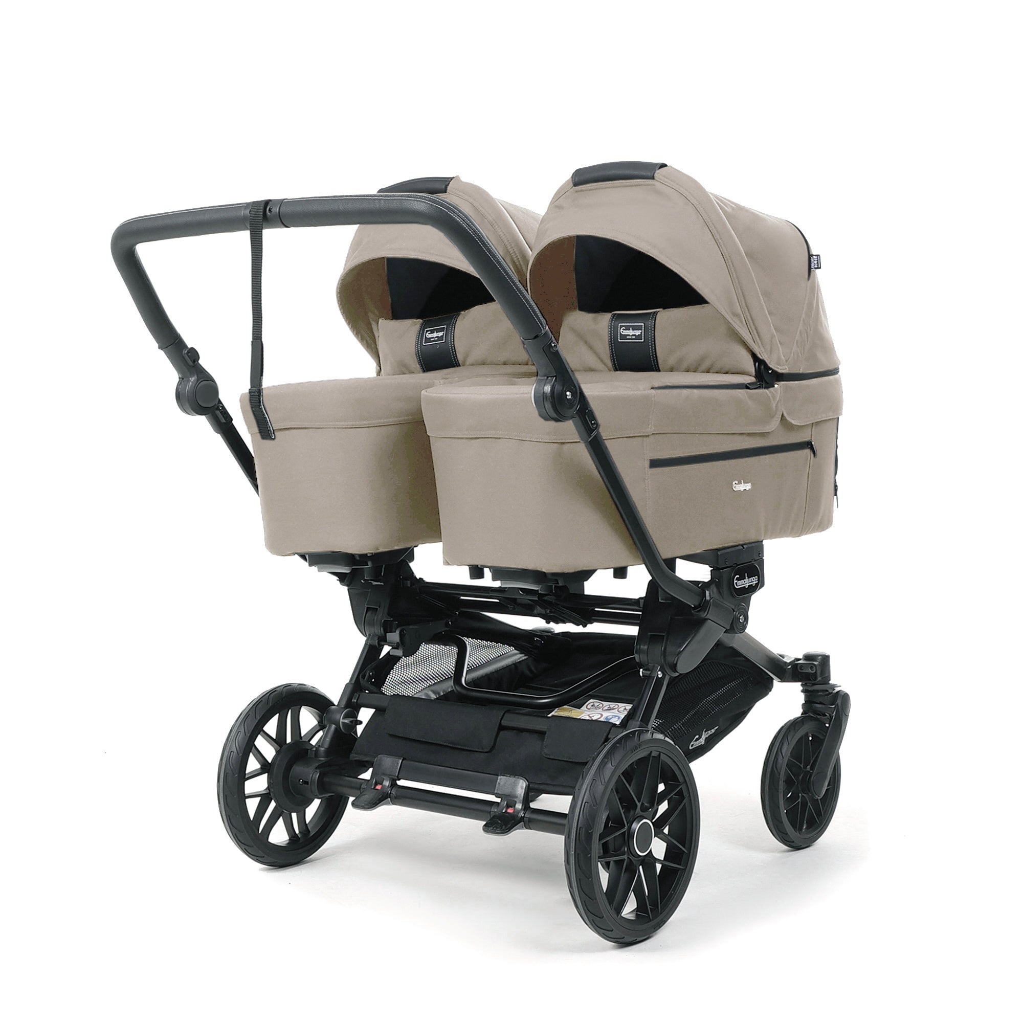 Double SENTO Stroller Emmaljunga Carrycot+ Carrycot+ Urban Dune