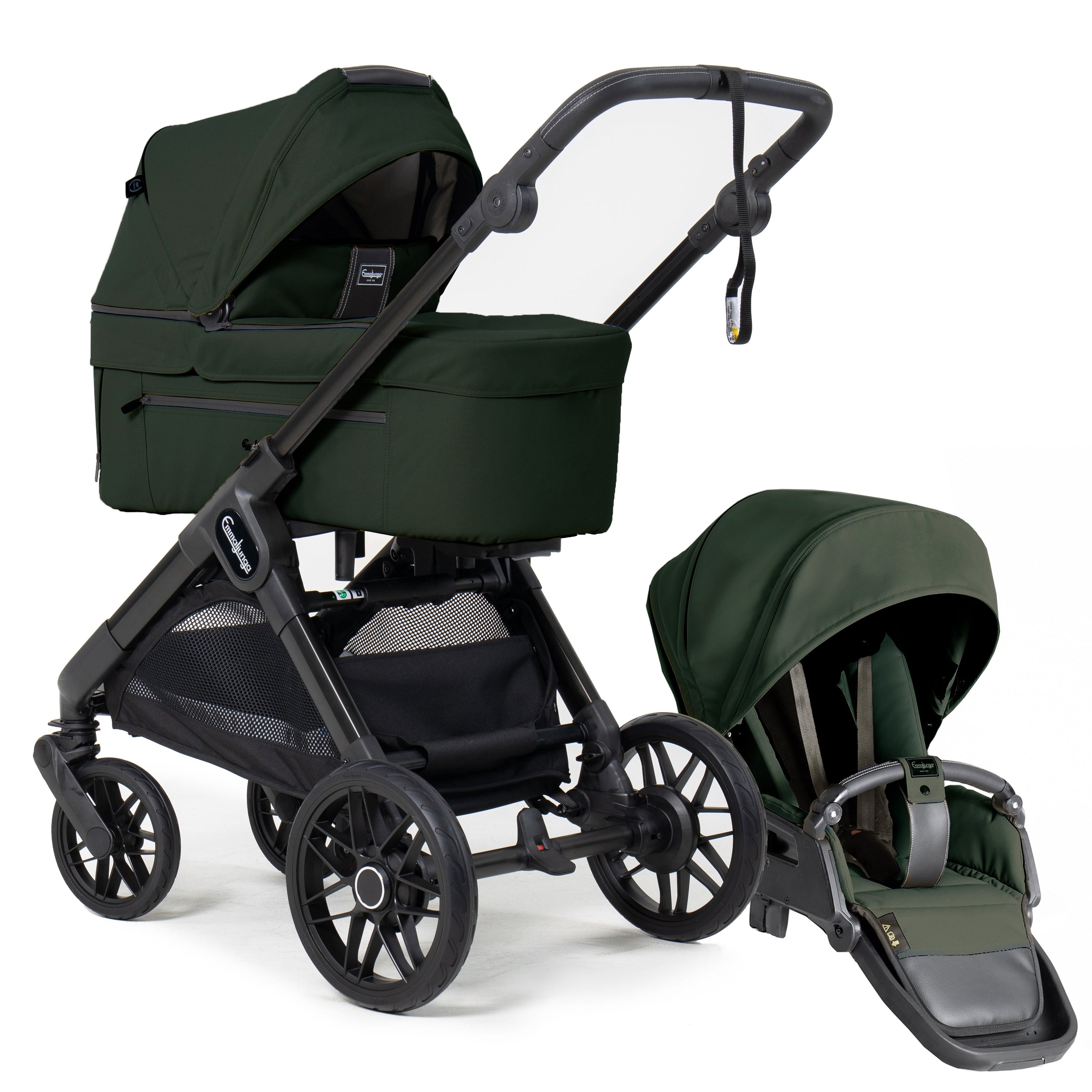 SENTO MAX FLAT+ Stroller Emmaljunga Urban Green