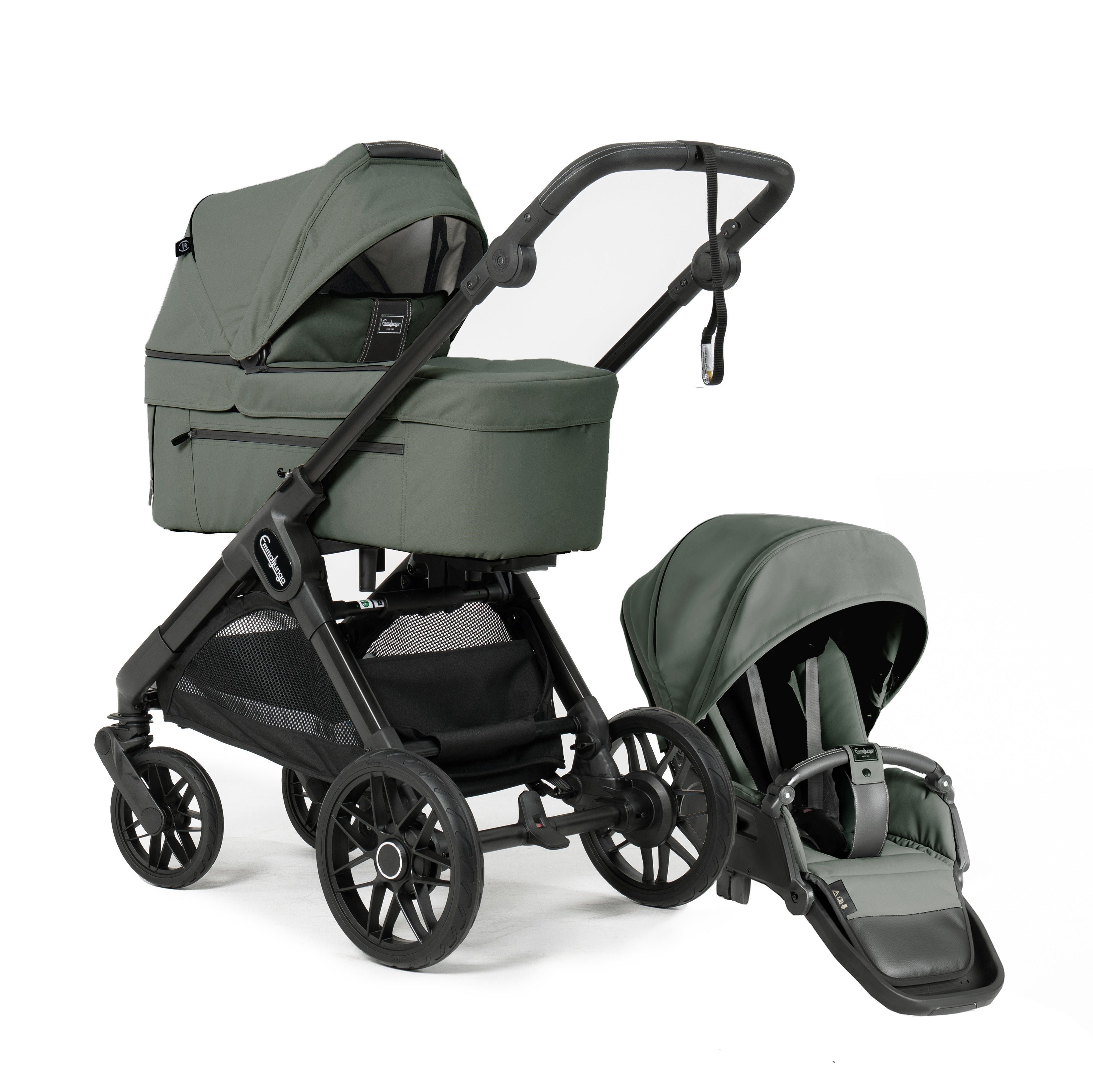 SENTO MAX FLAT+ Stroller Emmaljunga Urban Green