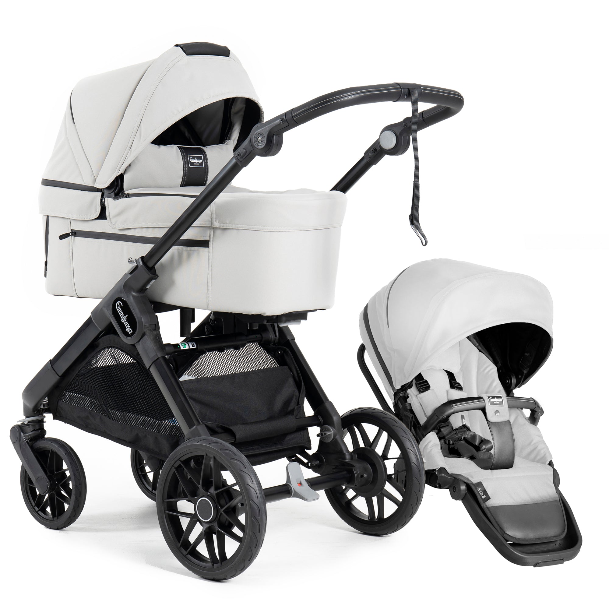 Emmaljunga Kinderwagen hotsell City cross creme Leder KOMPLETTSET ♥️