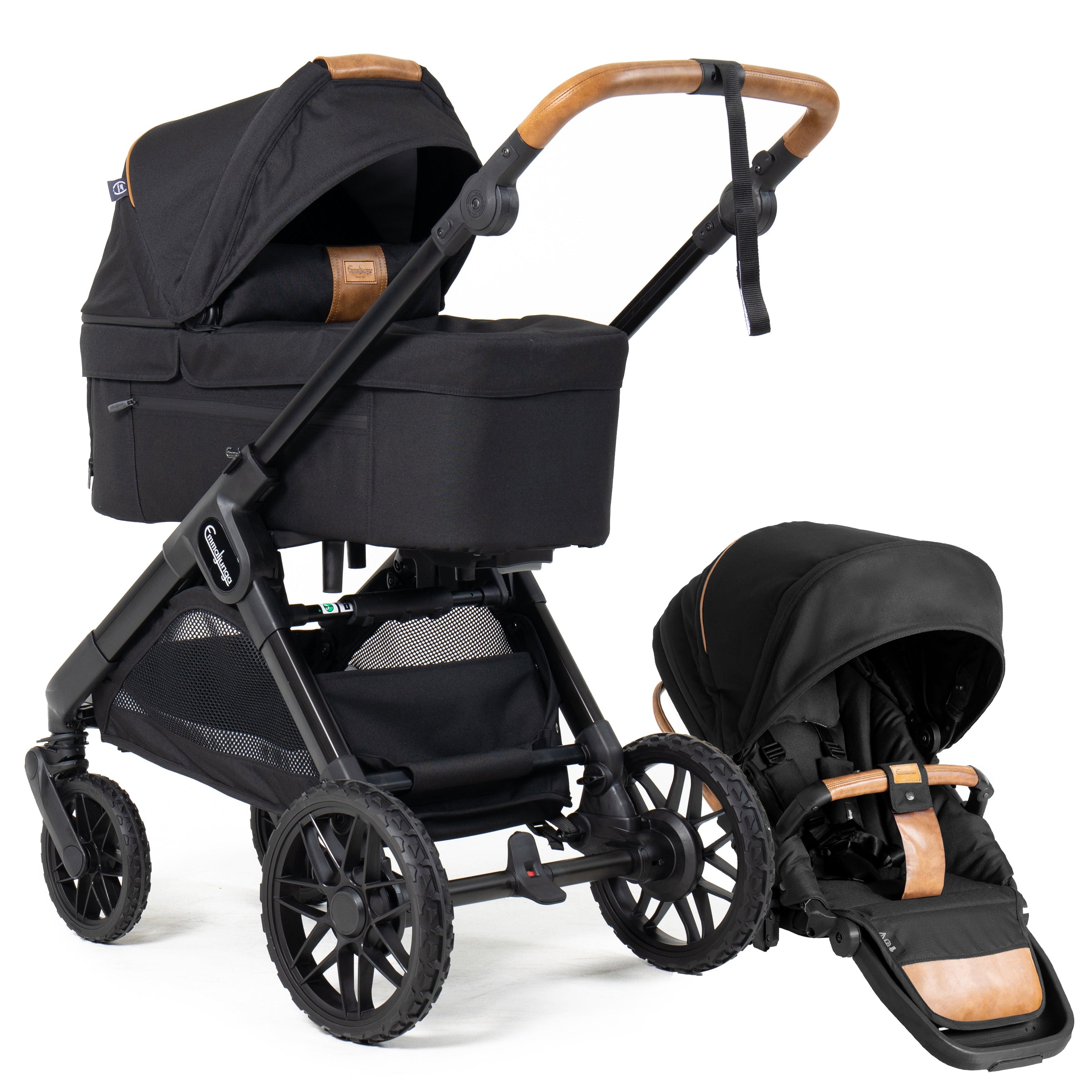 SENTO MAX ERGO+ Stroller Emmaljunga Outdoor Black