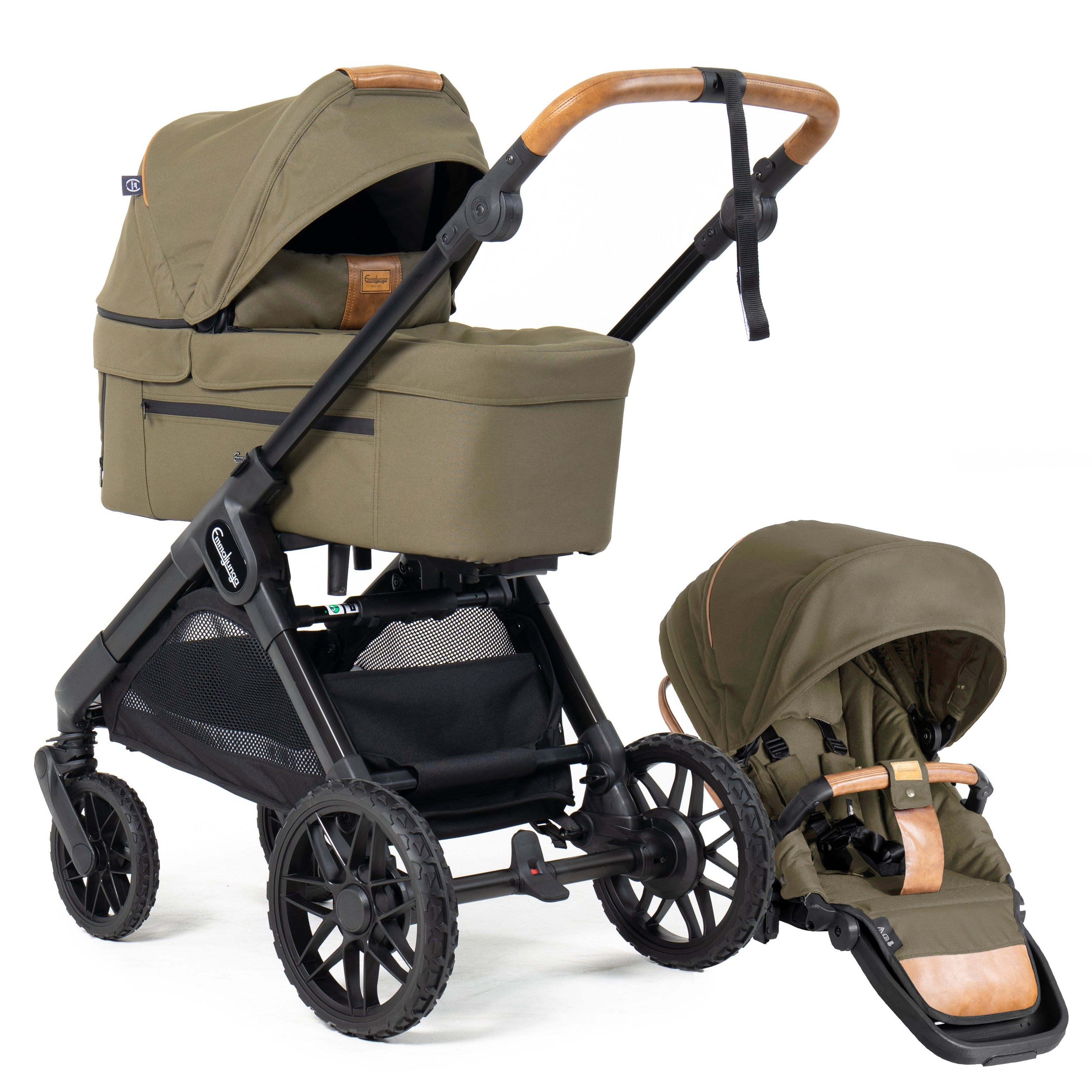 SENTO MAX ERGO+ Stroller Emmaljunga Outdoor Olive