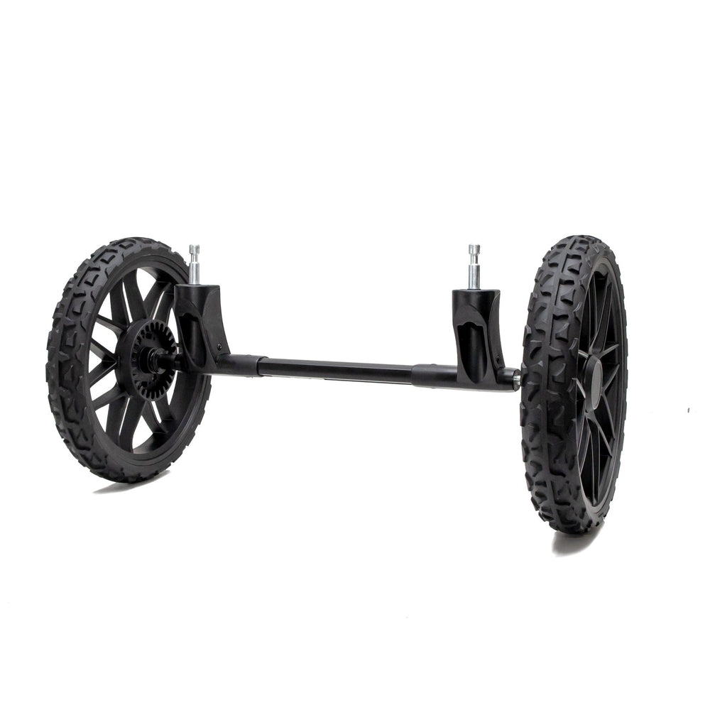 Quad Kit axle assembled with two Outdoor wheels