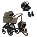 SENTO PRO Outdoor med Babyskyddspaket Emmaljunga Outdoor Olive Babyskyddspaket