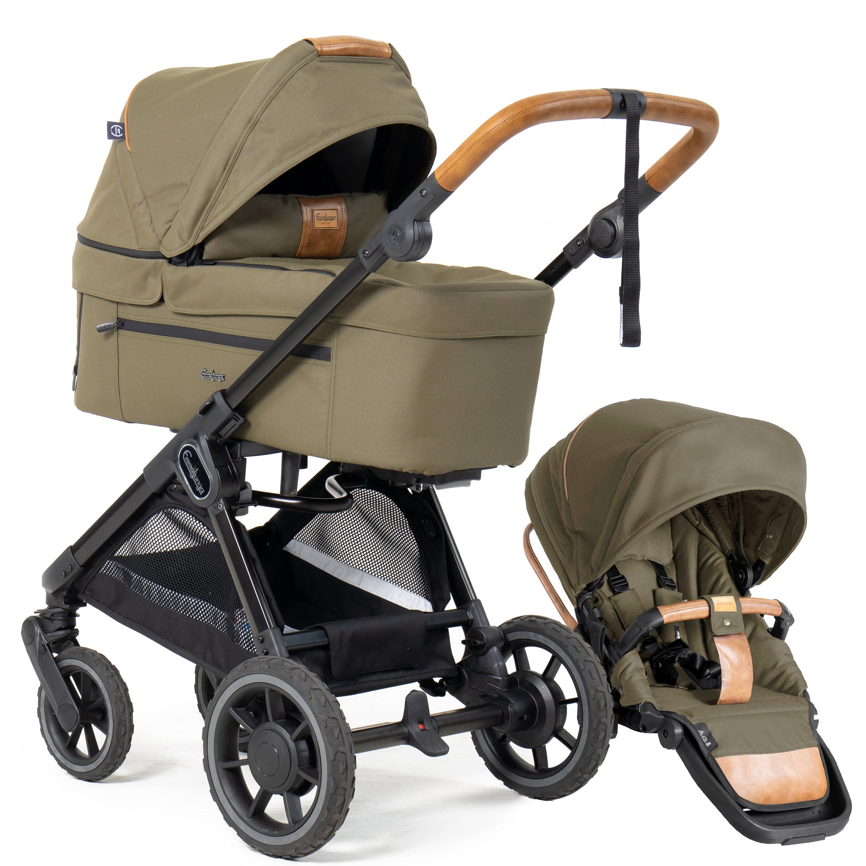 SENTO ERGO+ Stroller Emmaljunga Outdoor Olive