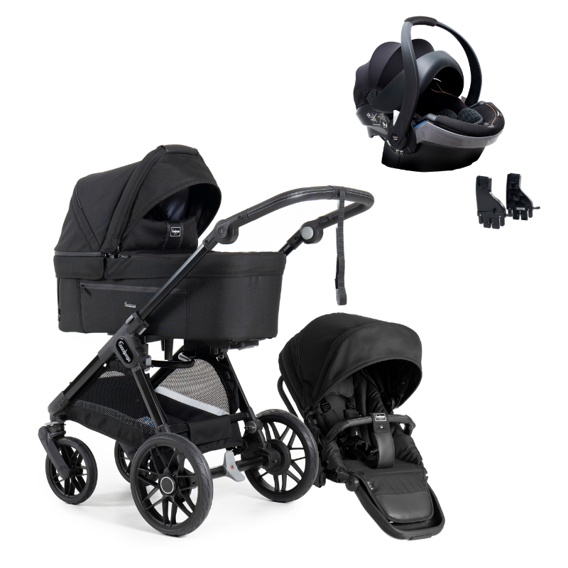 SENTO PRO Urban med Babyskyddspaket Emmaljunga Urban Black Babyskyddspaket ERGO+