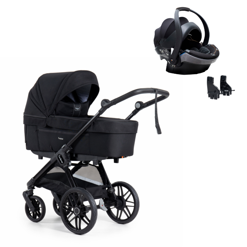 Big Star SENTO + Autostols pakke Stroller Emmaljunga Urban Black