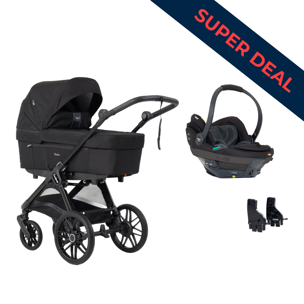 Big Star SENTO + Autostolspakke Stroller Emmaljunga Urban Black