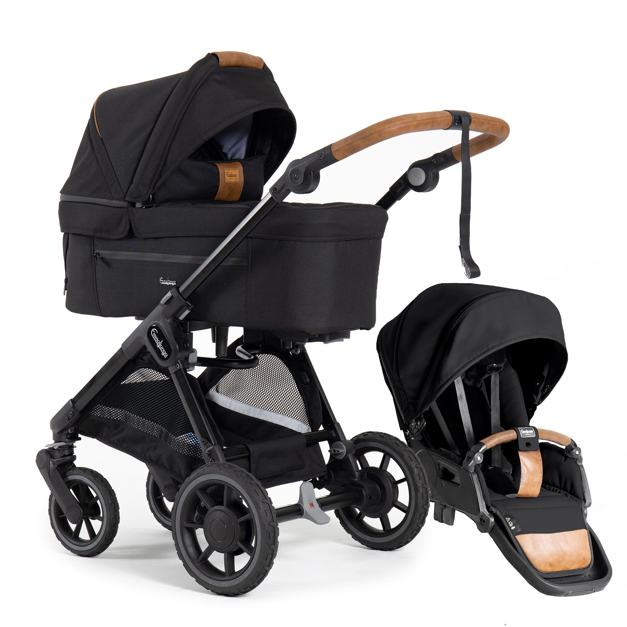 SENTO FLAT+ Outdoor Stroller Emmaljunga Outdoor Black  