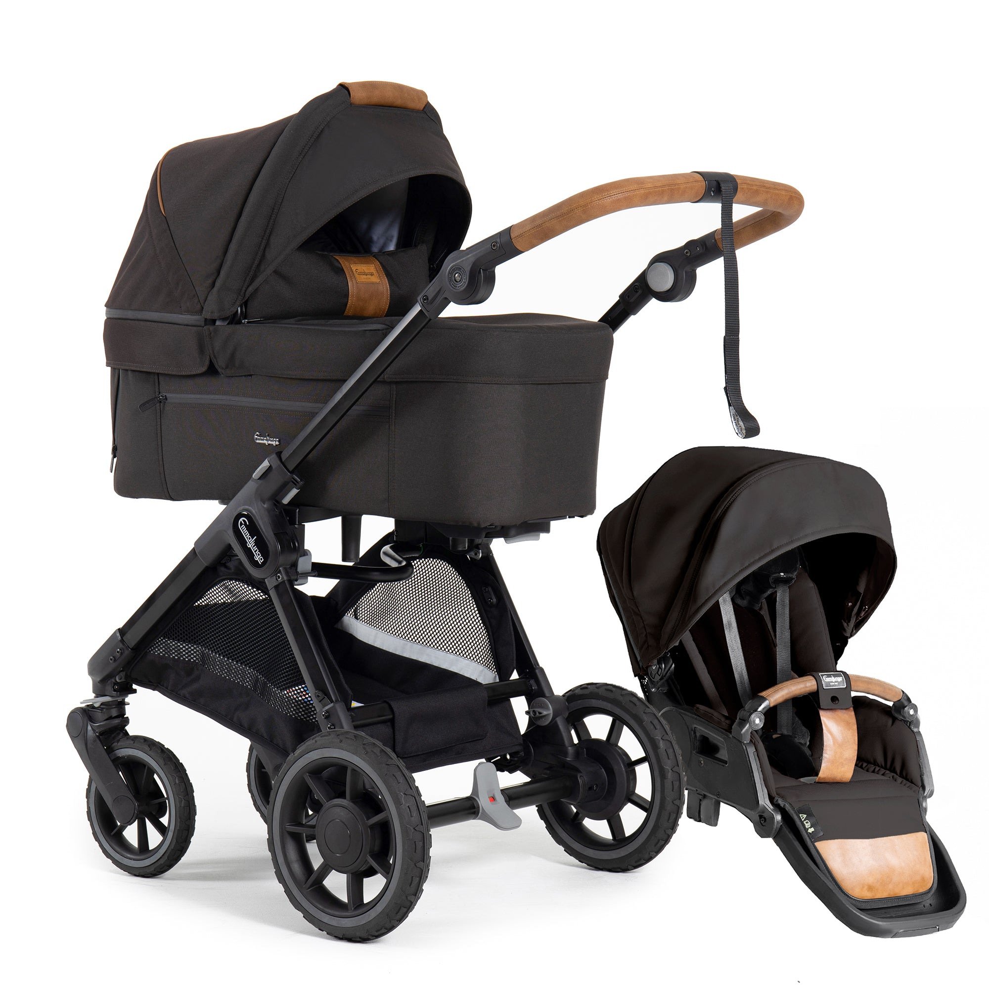 SENTO FLAT+ Outdoor Stroller Emmaljunga Outdoor Brown  