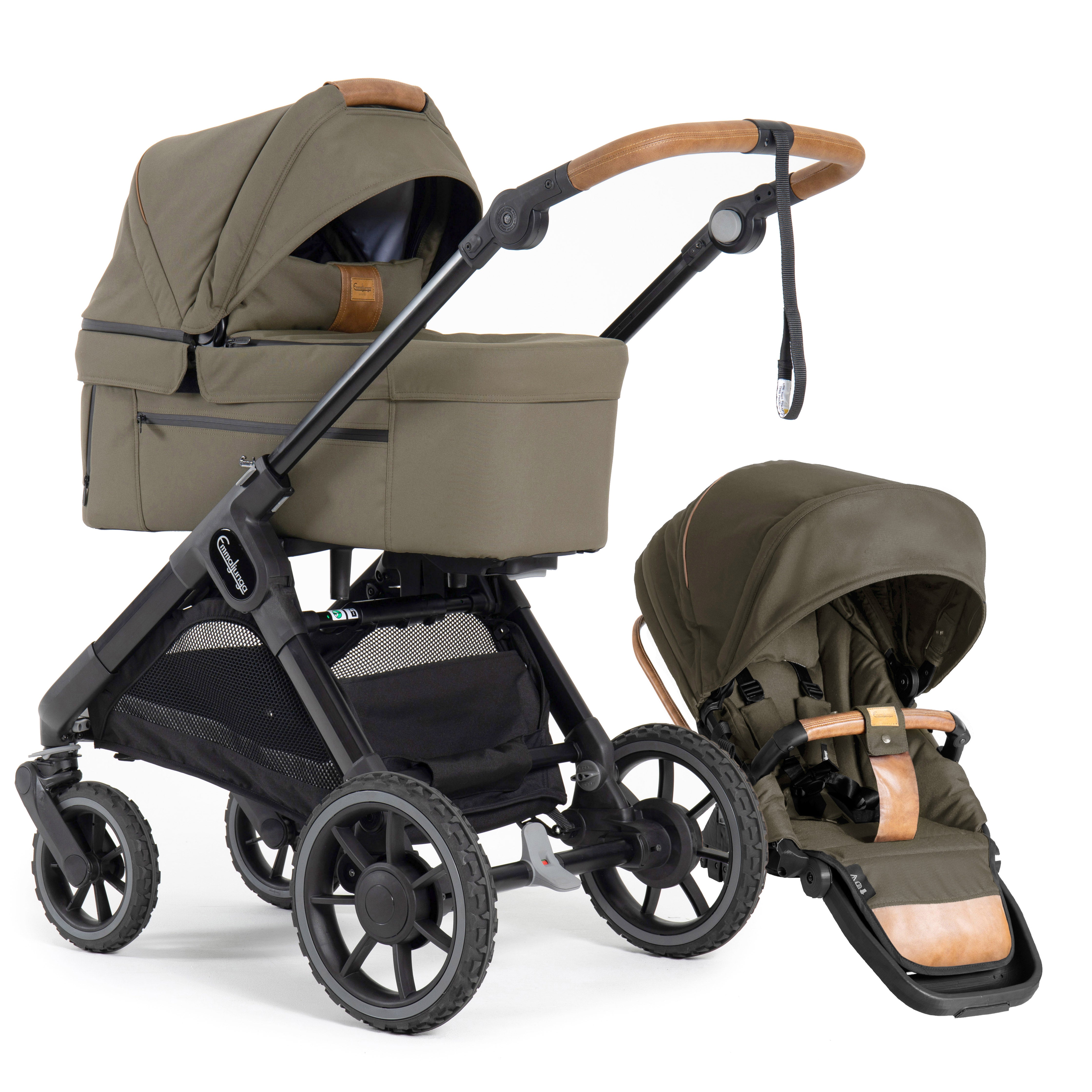 SENTO MAX ERGO+ Outdoor Stroller Emmaljunga Outdoor Olive  