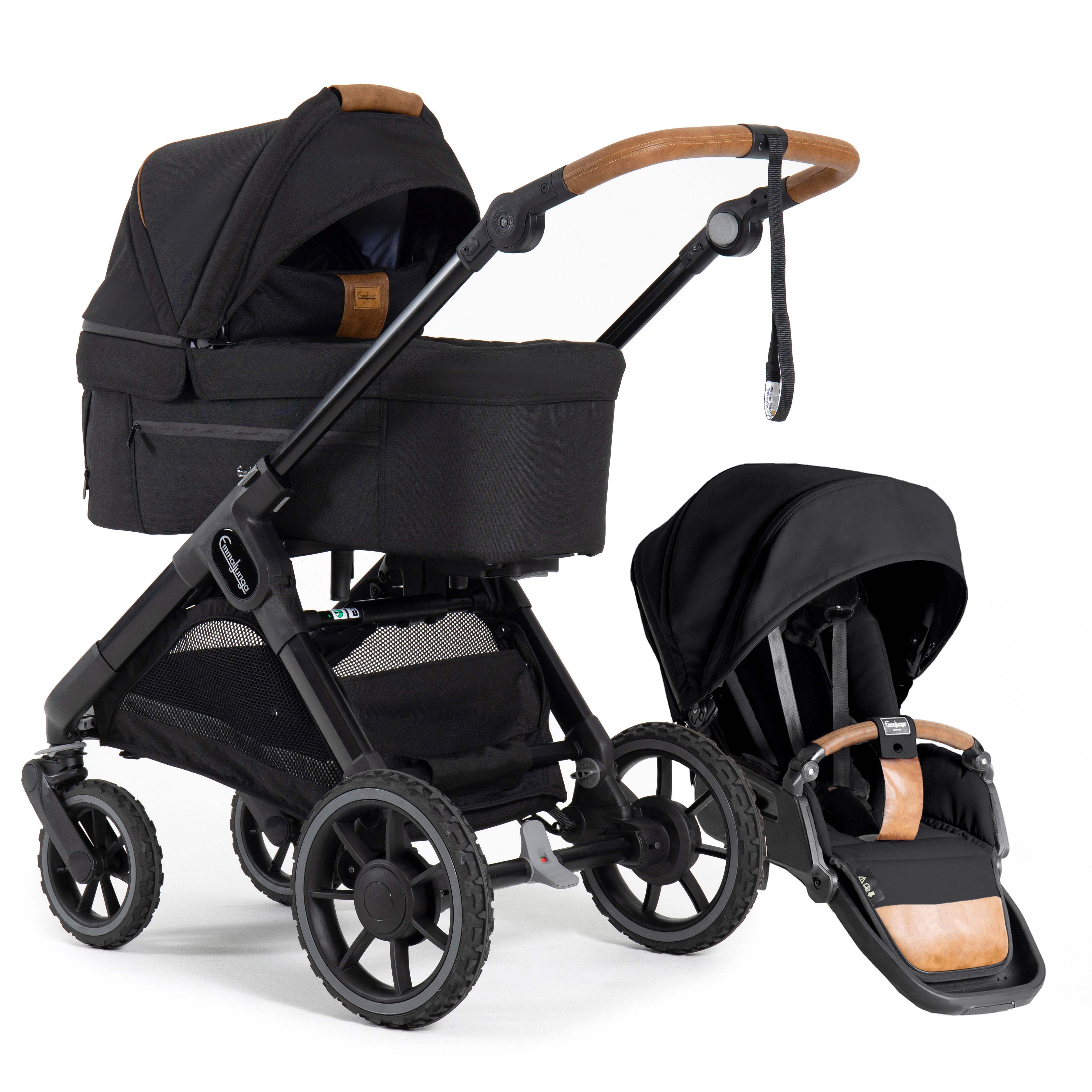 SENTO MAX FLAT+ Outdoor Stroller Emmaljunga Outdoor Black  