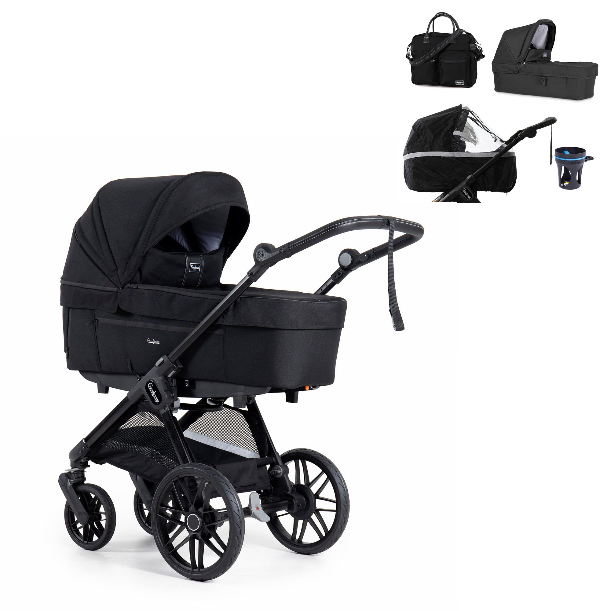 Big Star SENTO Urban + Premium Pakke Stroller Emmaljunga Urban Black  